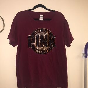 Victoria Secret Pink Tee ! Size Large!